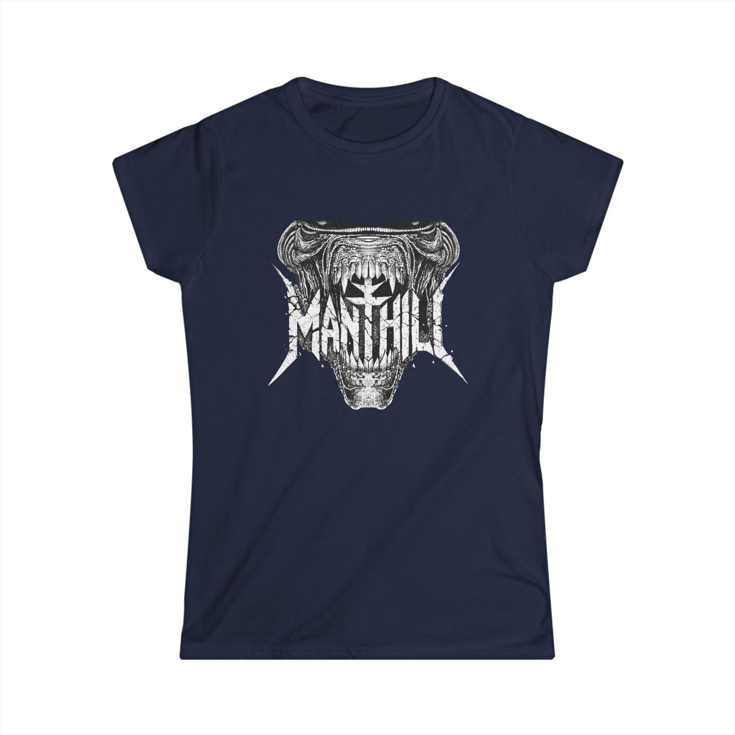 Women's Tee — "MANTHILL Predator" Band Shirt