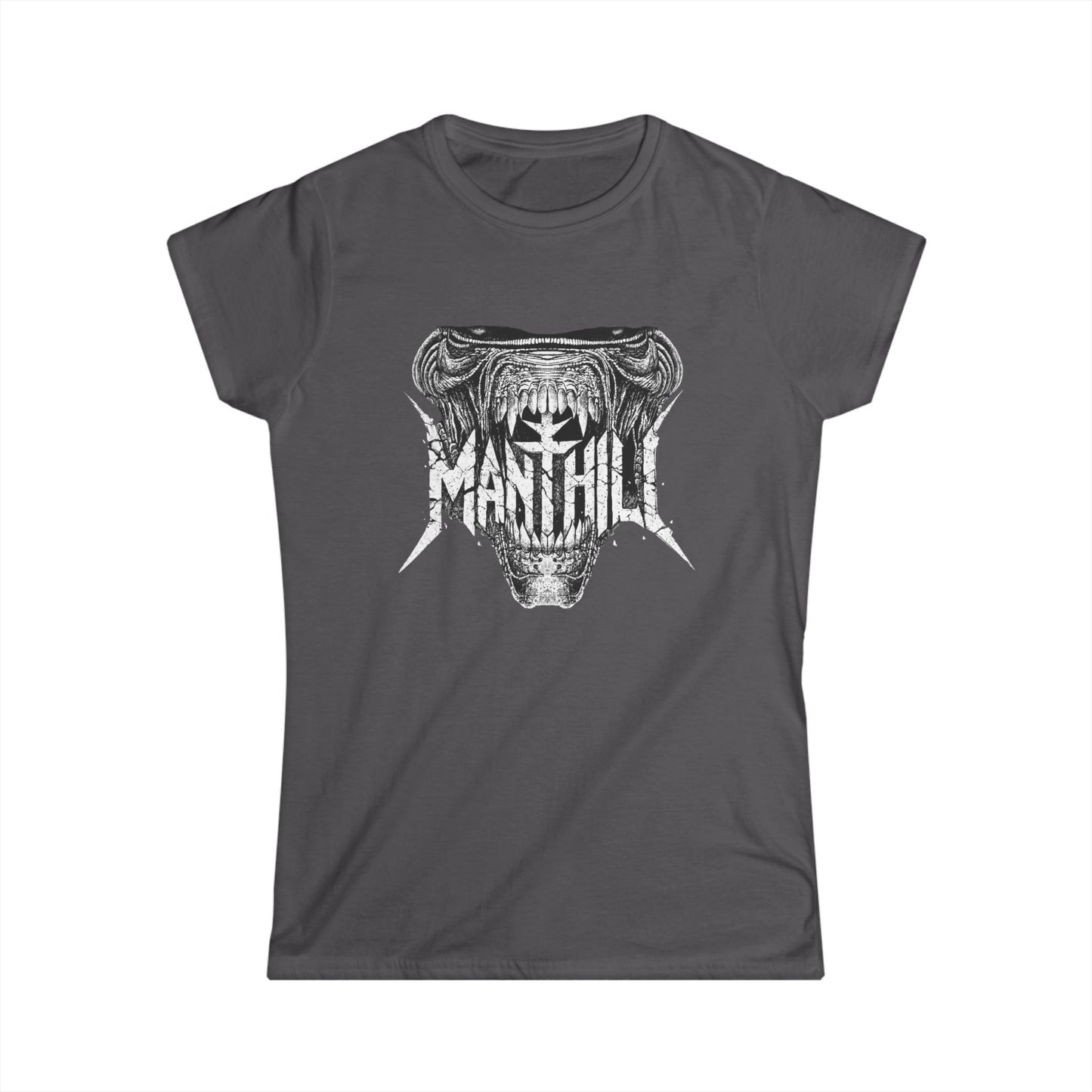 Women's Tee — "MANTHILL Predator" Band Shirt